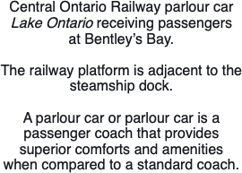 Central Ontario Railway parlour car